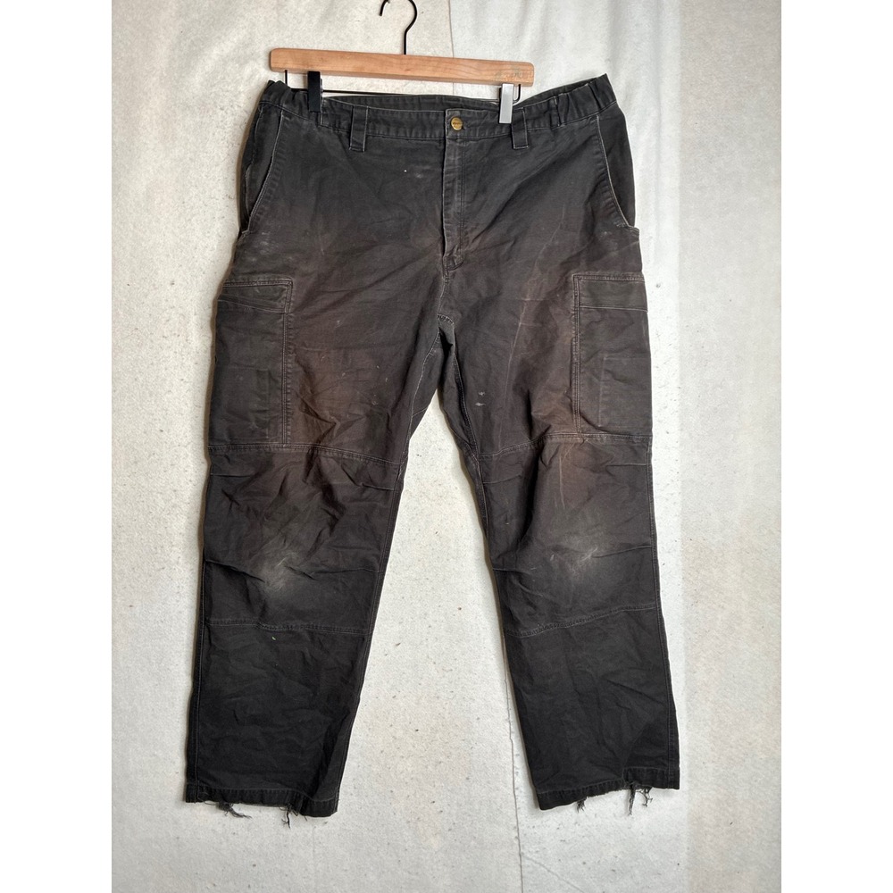 Vertx Mens Tactical Cargo Pants Black Faded Distressed 40x32 Utility Workwear